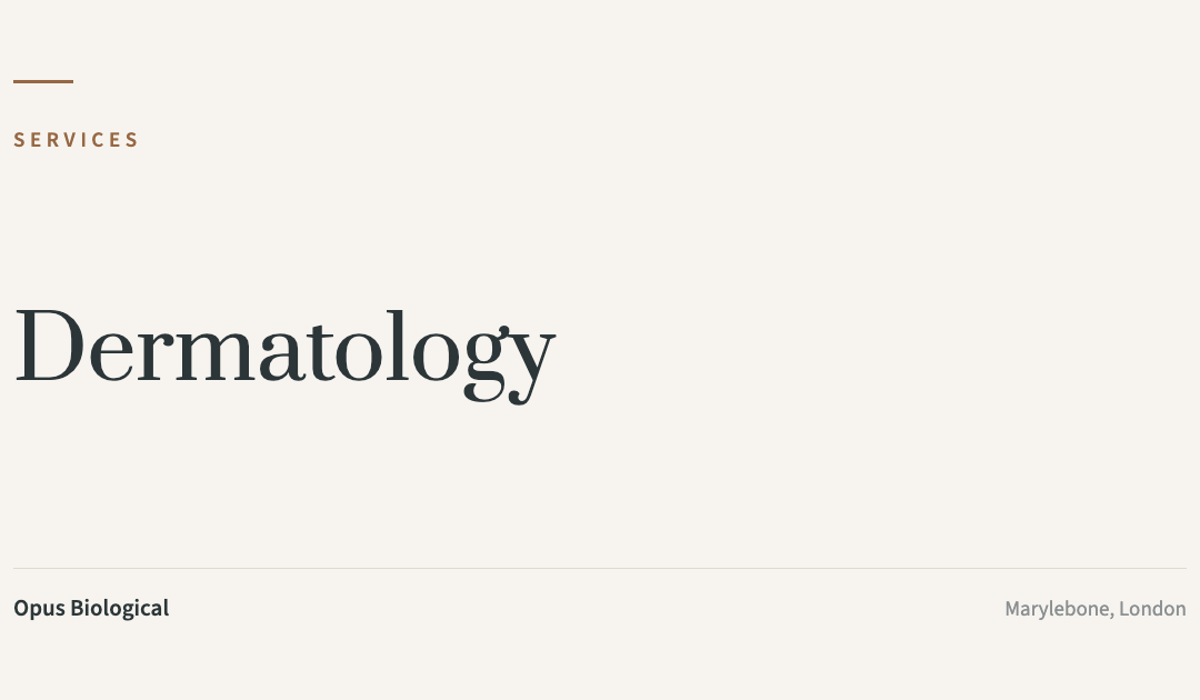 Dermatology