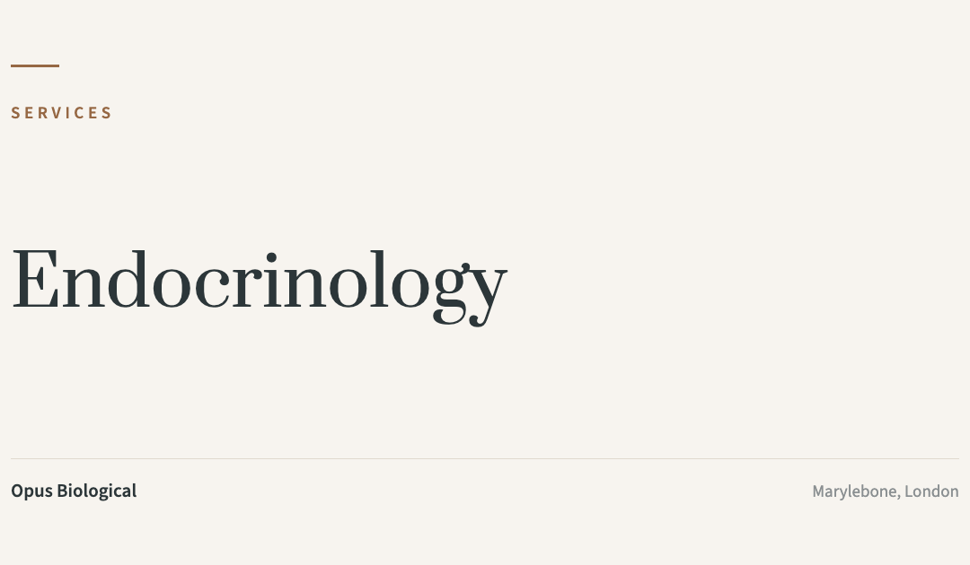 Endocrinology