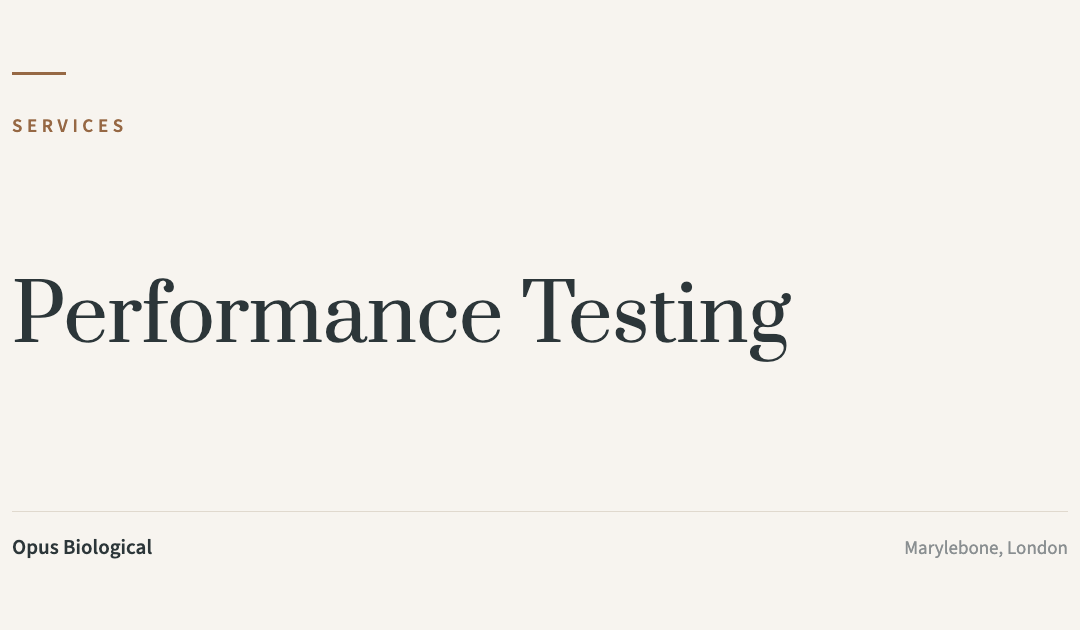Performance Testing