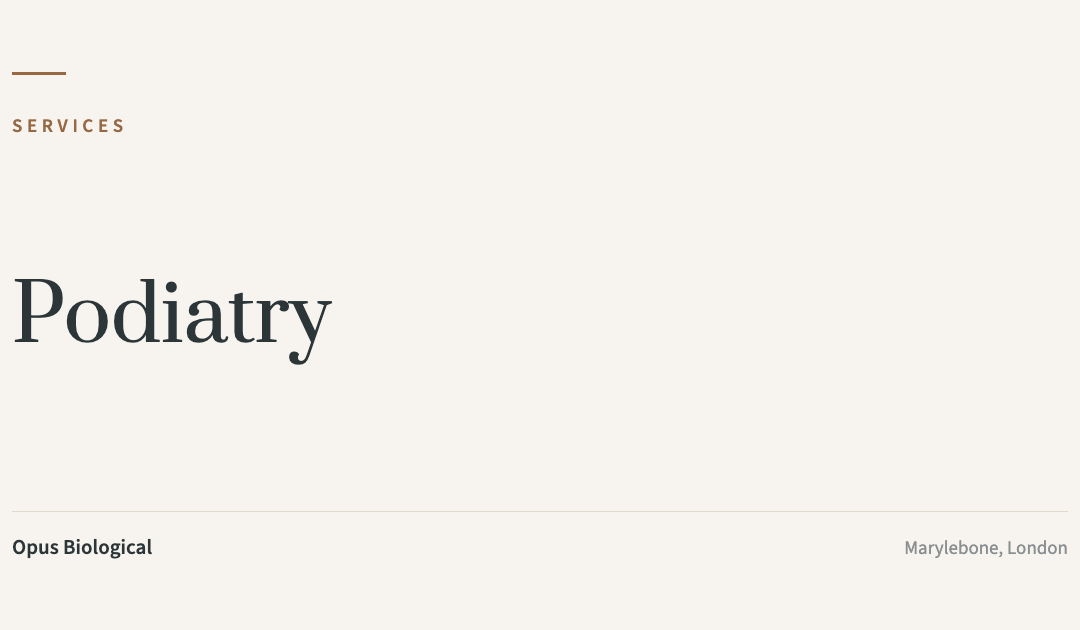 Podiatry
